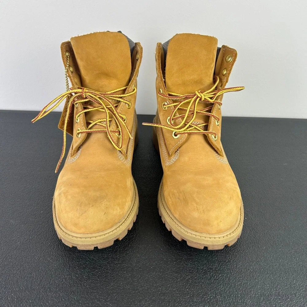 Timberland Classic 6″ Waterproof‎ Boots Men's 5M Wheat Nubuck Primaloft Excel